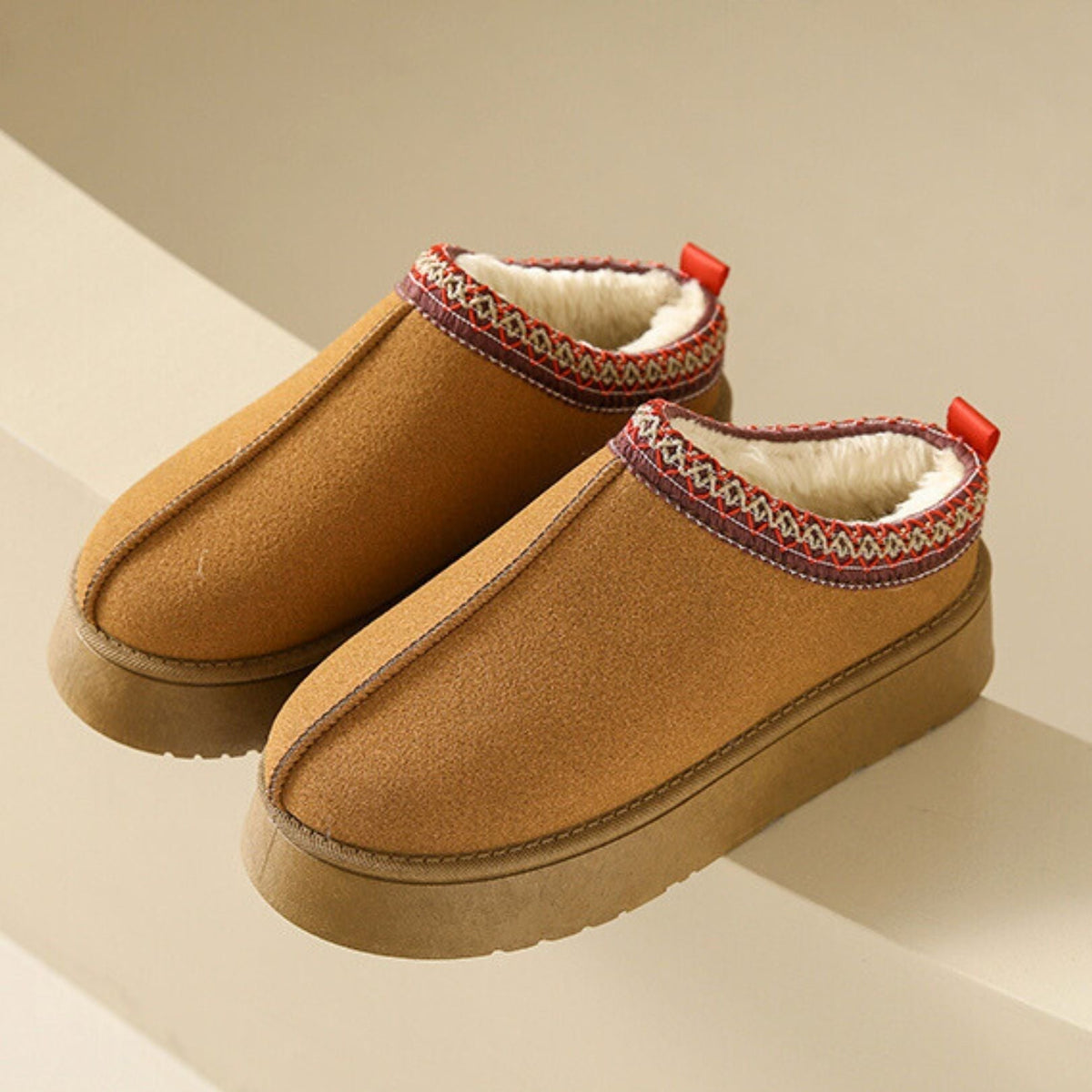 Variant image for Damen-Pantoffeln, moderner Stil, Öko-Synthetik, Wildleder-19