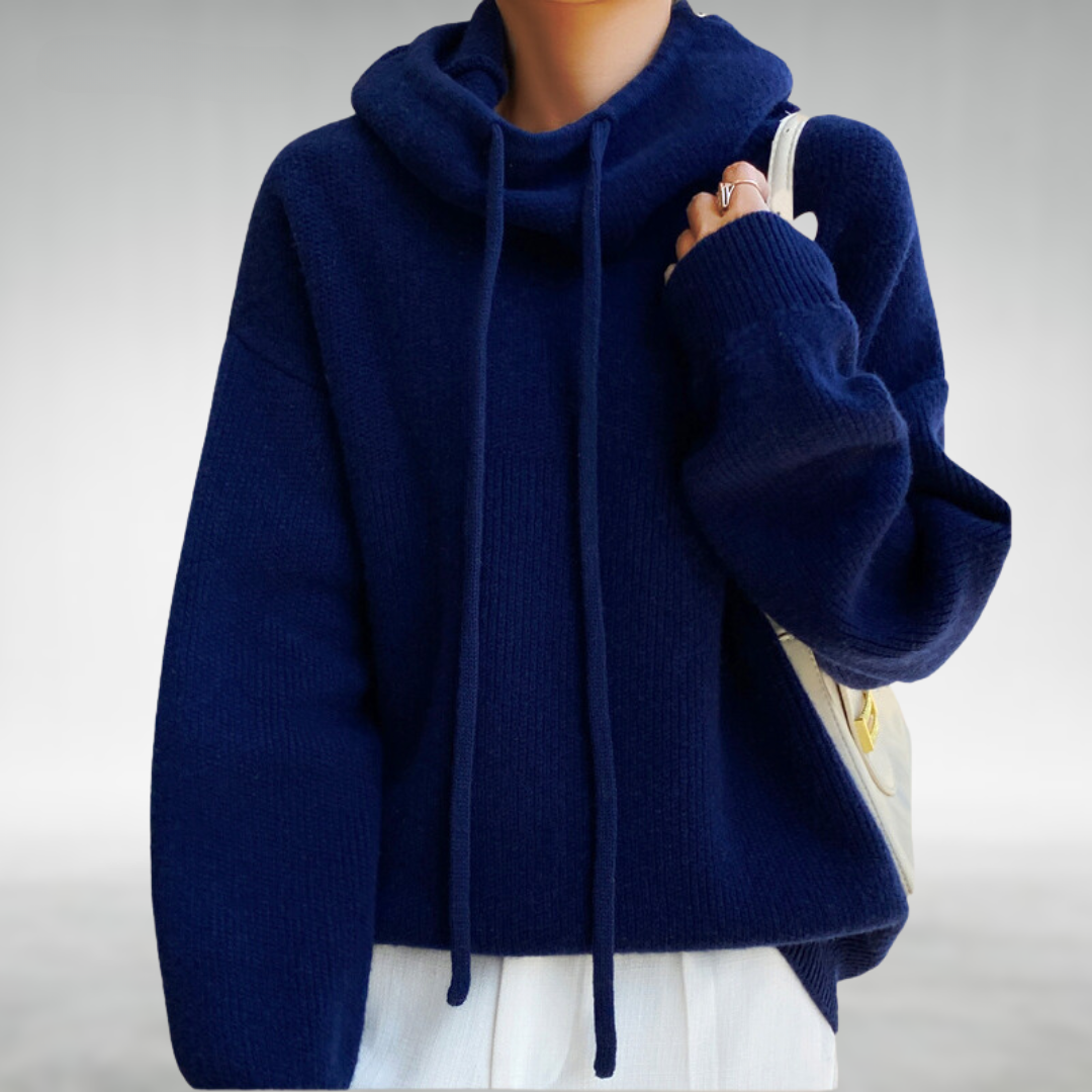 Damen-Rollkragenpullover, atmungsaktives Material-4