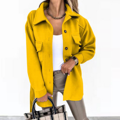 Damen-Frühlingsjacke in zeitlosem Design aus Baumwolle und Polyester – vielseitig und elegant für den Frühling 12