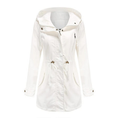 Damen Winterjacke Zeitloses Design Lang Polyester 6