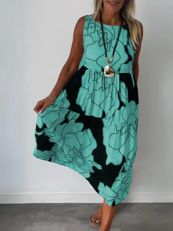 Variant image for Damen-Off-Shoulder-Kleid, bedrucktes Spandex, Polyester-17