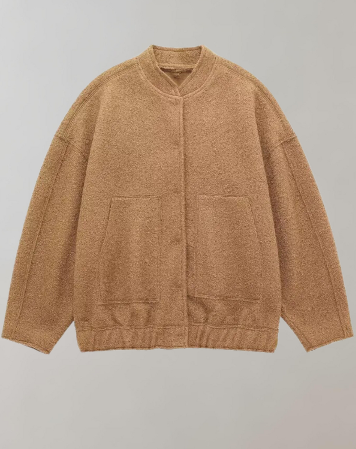 Damenjacke Bomber Lässig Polyester mit dekorativem Design 4