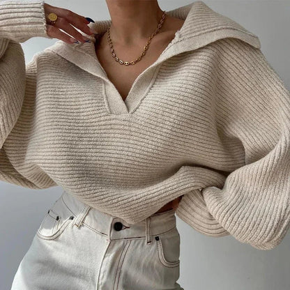 Damenstrickpullover aus zeitlosem Acryl – bequem und vielseitig, normale Passform, perfekt zum Layering 5