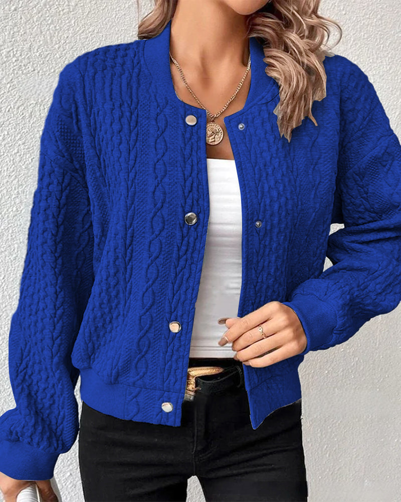 Lange Strickjacke Damen Strick aus hoher Qualität mit Praktischen Taschen 10