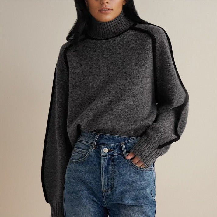 Variantenbild für Damenpullover im klassischen Design, 100% Polyester-5
