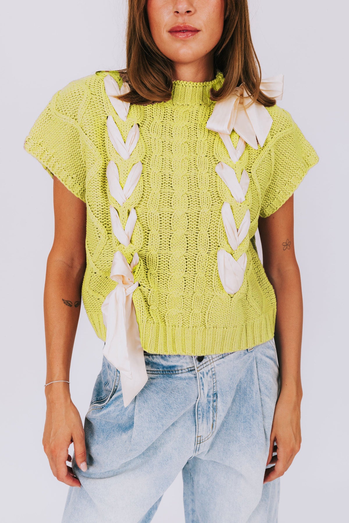 Variant image for Damen-Pullover, gestricktes Polyester, mit dekorativem Stickband-29