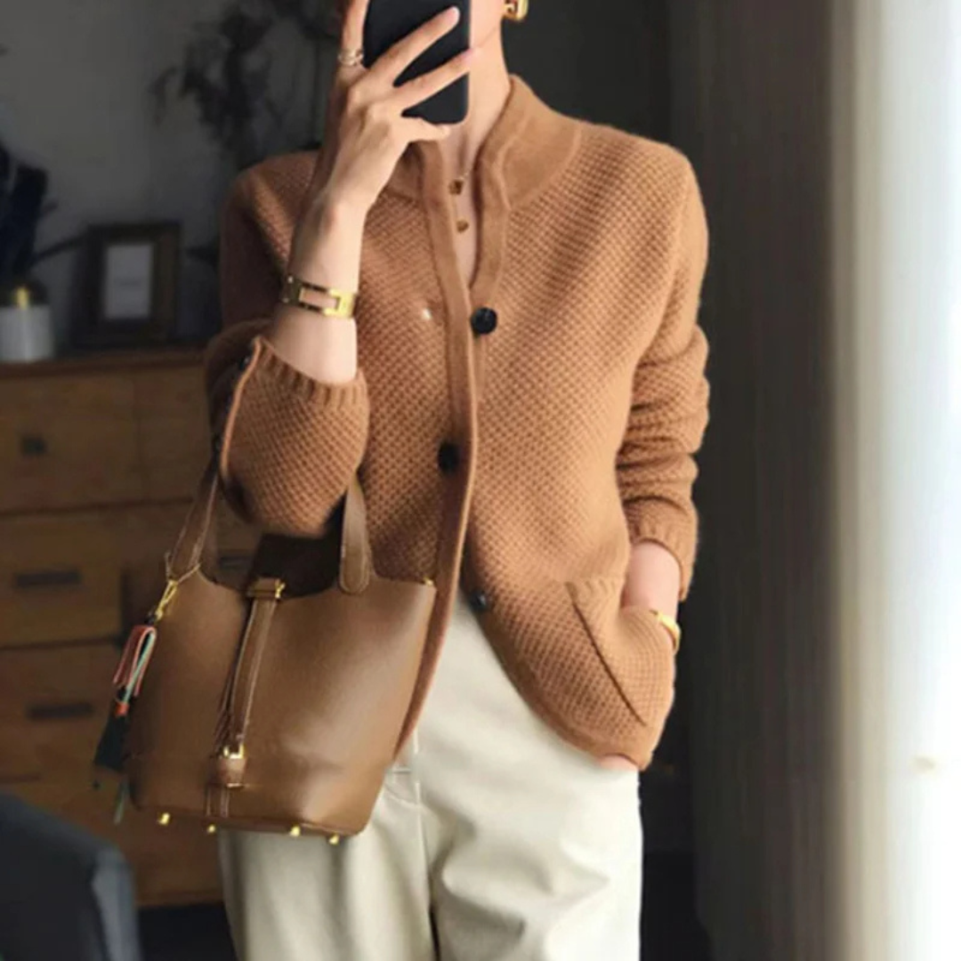 Damen-Strickjacke, elegant, weiches Material, für Alltag und Fest 2