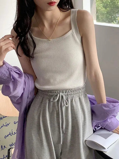 Variant image for Damen Ärmelloses Top Elegantes Polyester-1