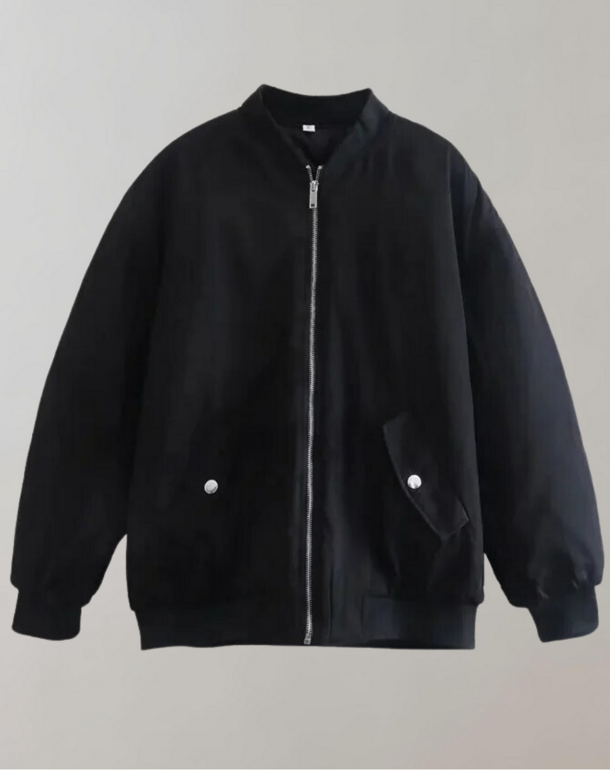 Herren-Bomberjacke, mit Stehkragen, Reißverschluss, aus Polyester-1