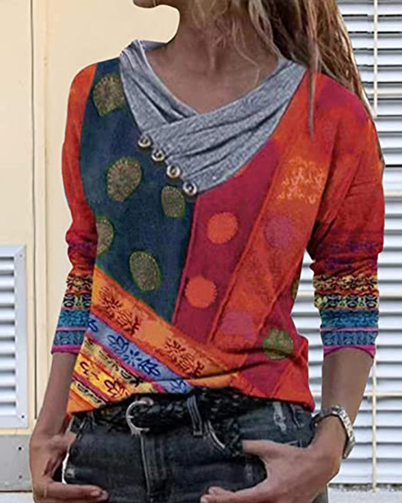 Damen-Top, schlichtes Design-3