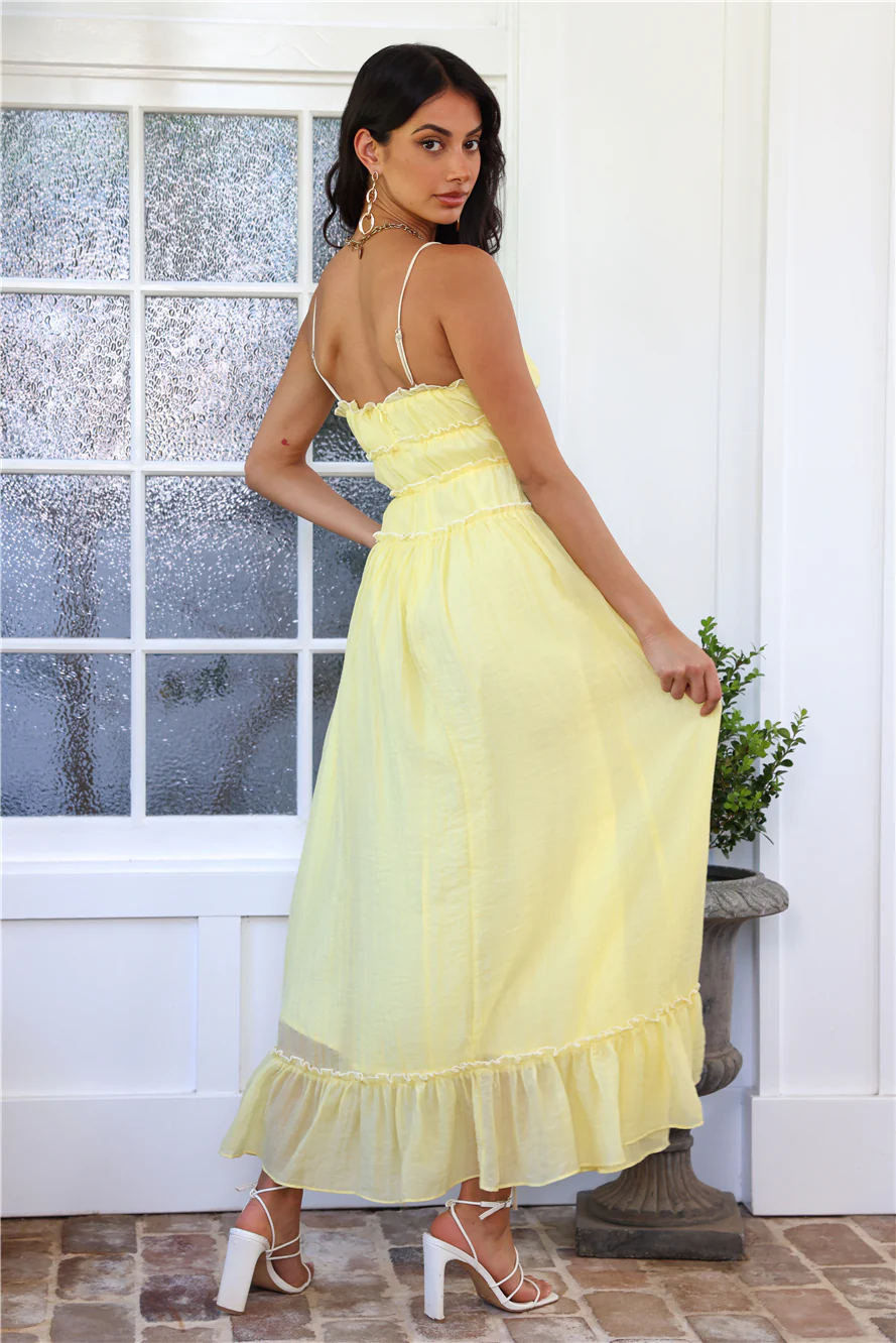 Damen-Maxikleid, fließendes Polyester, für eleganter Stil-4