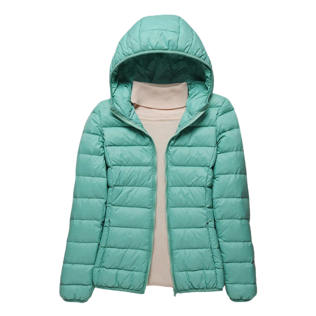Damenjacke Herbst Leichtgewicht Polyester mit Taschen-5