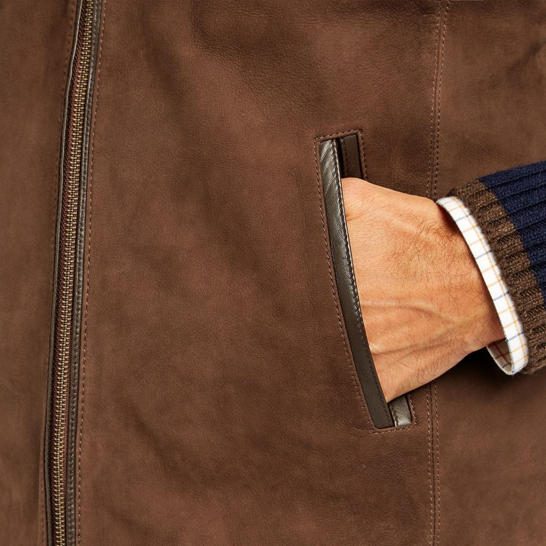 Herren-Leder-Pulswärmer, stilvoll, handgefertigtes Design-5