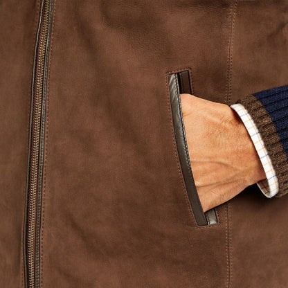Herren-Leder-Pulswärmer, stilvoll, handgefertigtes Design-5