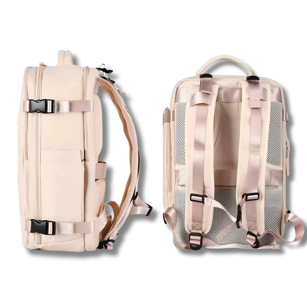 Unisex Rucksack mit großer Kapazität, USB-Ladeanschluss und ergonomischen Schultergurten 4