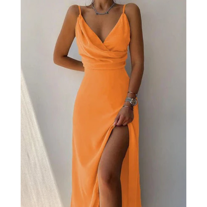 Damen-Sommerkleid, leicht und luftig, für Mittsommer und Sommer-2