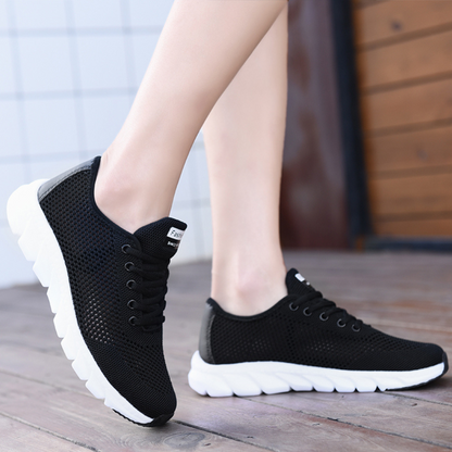 Damen-Sportschuhe, leicht mit extra Halt, atmungsaktivem Synthetikmaterial 2