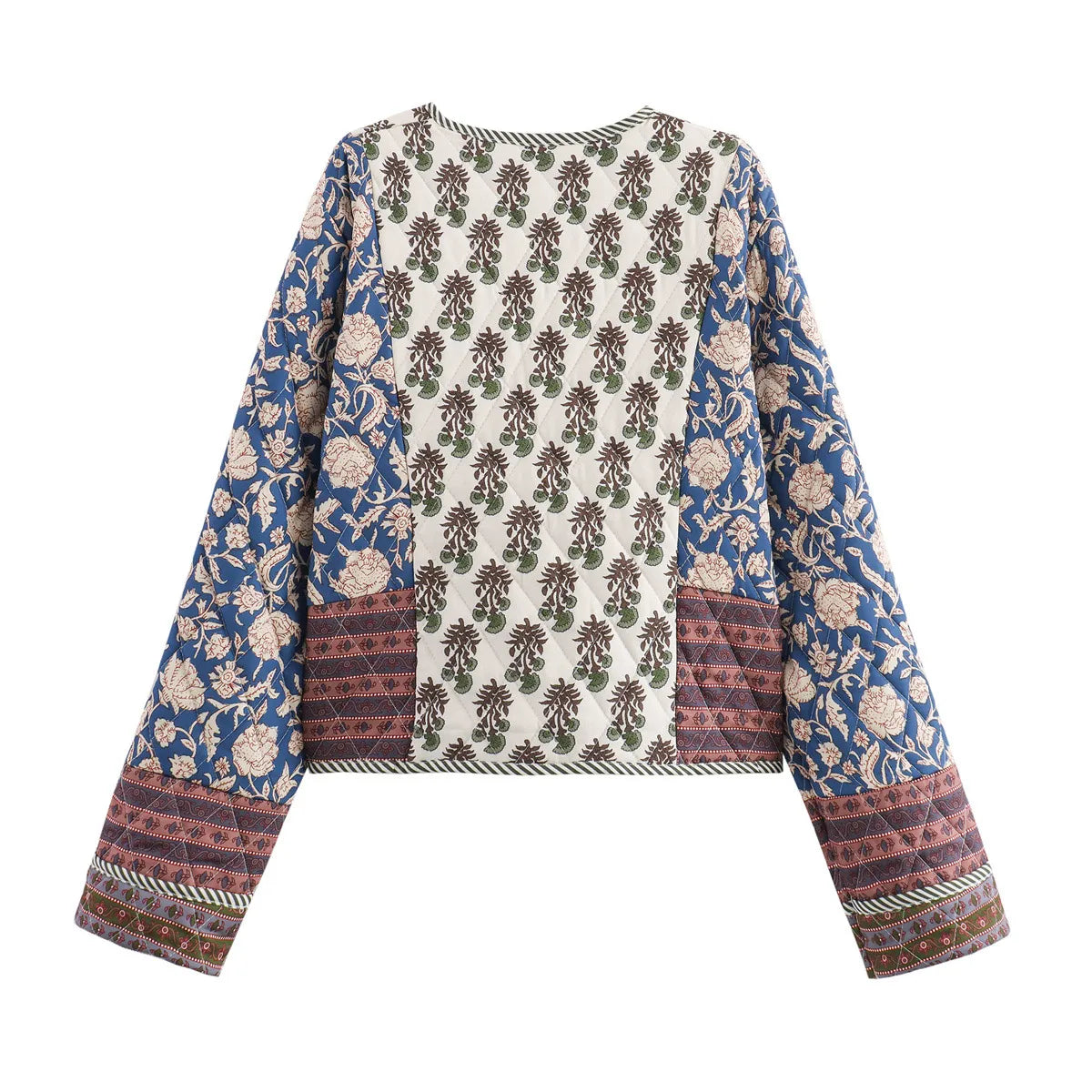 Damenjacke Wendbar Gesteppt Polyester für Frauen-4