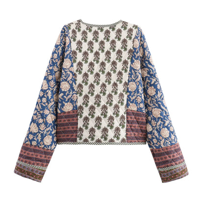 Damenjacke Wendbar Gesteppt Polyester für Frauen-4