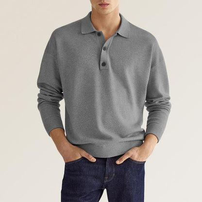 Herren-Polohemd, klassische Baumwolle, zeitloses Design-2