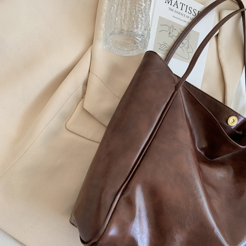 Damen-Handtasche Geräumig Öko-Leder Elegantes Design-4