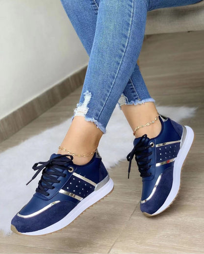 Damen-orthopädische Schuhe, stützendes Design, hochwertiger atmungsaktiver Stoff-2