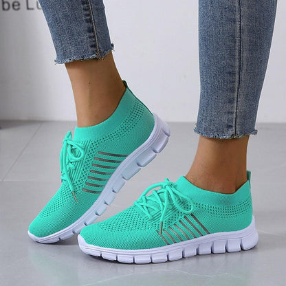 Damen-ergonomische Schuhe, atmungsaktives PU-Leder-2