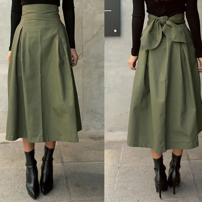 Damen Schmaler Rock Trendiges Design Hochwertige Stoffe-4