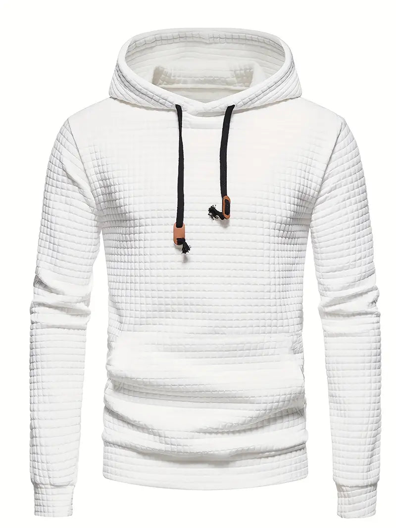Herren-Hoodie, lässig, 100 % Baumwolle, für Frühling und Herbst 1