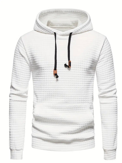 Herren-Hoodie, lässig, 100 % Baumwolle, für Frühling und Herbst 1