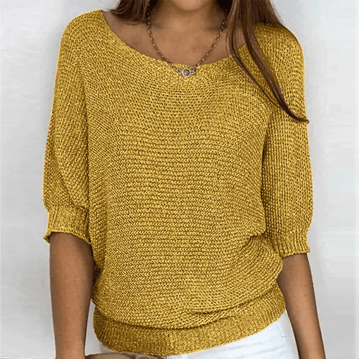 Damen-Pullover, klassisches Design, weiches Material 11