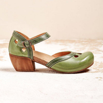Damen-Schuhe, bequemes Leder, ergonomisches Design-2