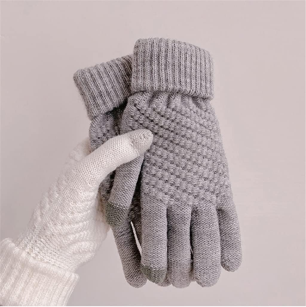 Damen Winterhandschuhe Strick Acrylmischung-6