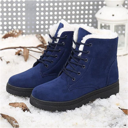 Damen-Schneestiefel, wasserfest, Fleece gefüttert, synthetisch-6