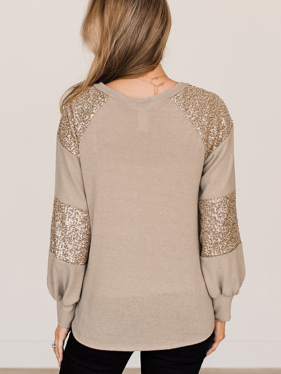 Damen Winterpullover Rundhalsausschnitt aus Polyester-5