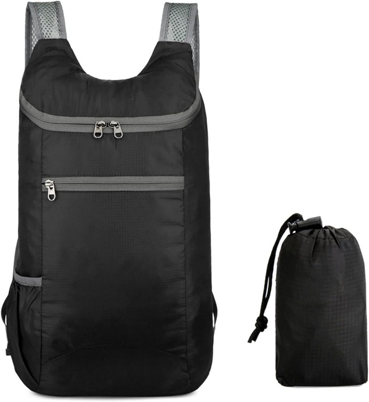 Faltbarer Rucksack, 10L, Nylon, leicht für Reisen und Tagesausflüge 6