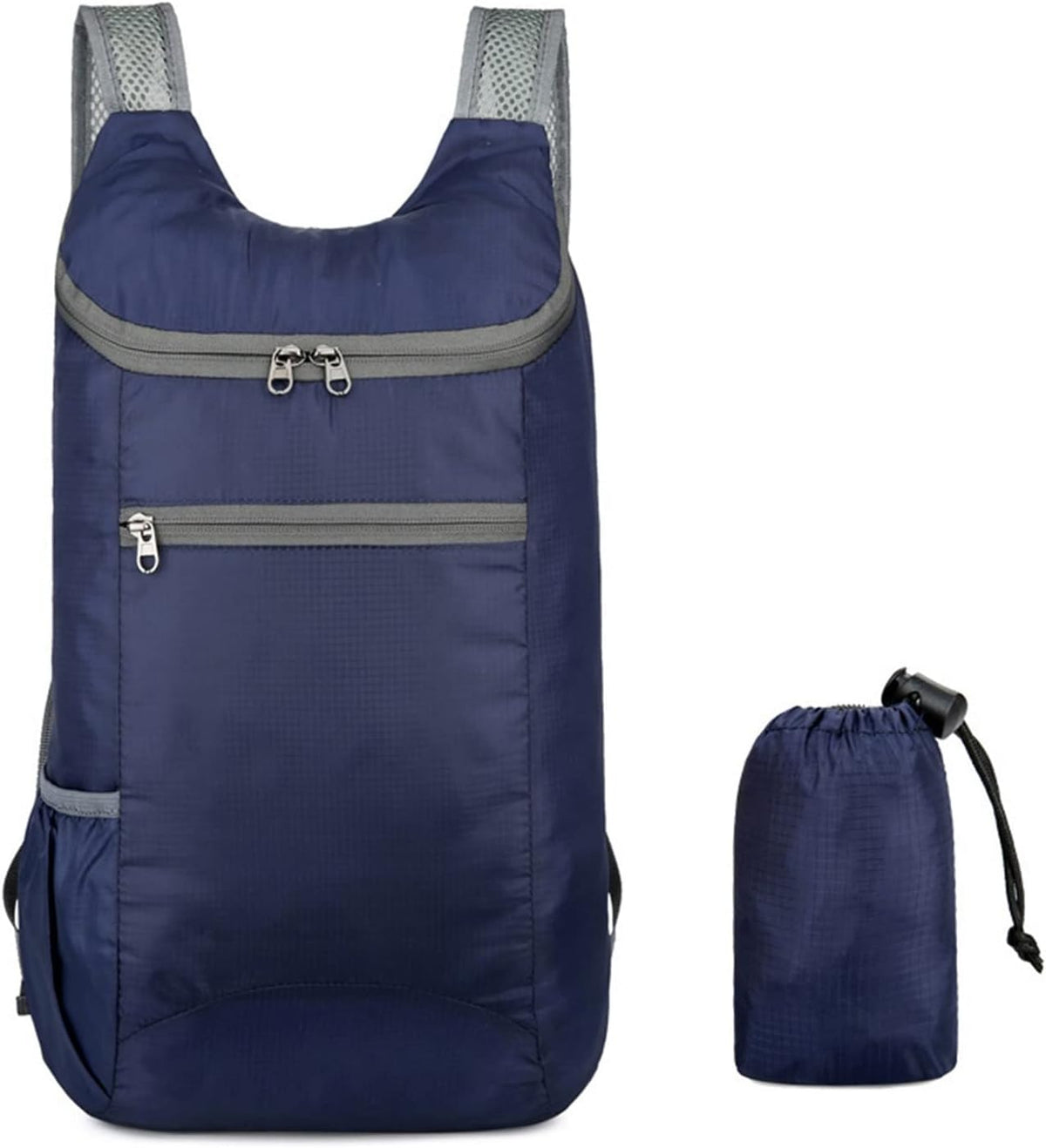 Faltbarer Rucksack, 10L, Nylon, leicht für Reisen und Tagesausflüge 5