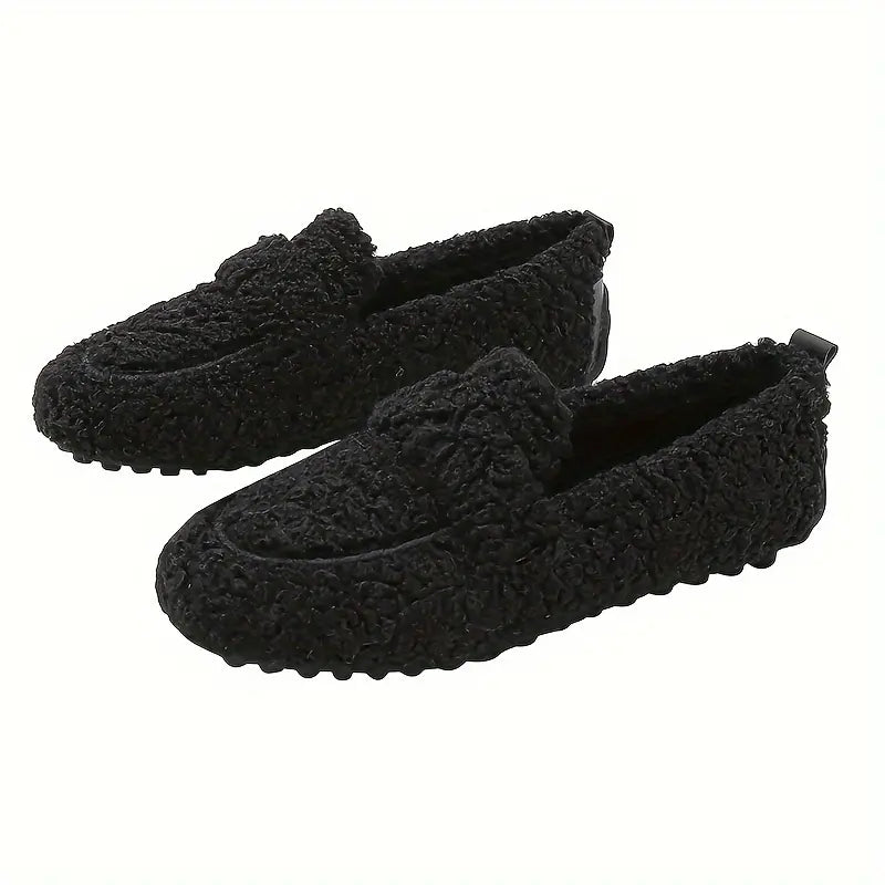 Variant image for Damen-Pantoffeln, Plüsch, warm und bequem-10
