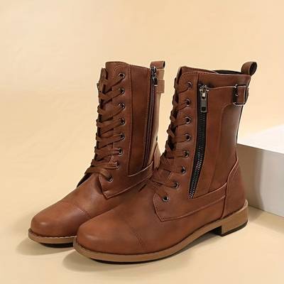 Stiefeletten aus Leder mit spitzer Zehenpartie und Reißverschluss – elegante und komfortable Stiefel für Alltag und Fest 2