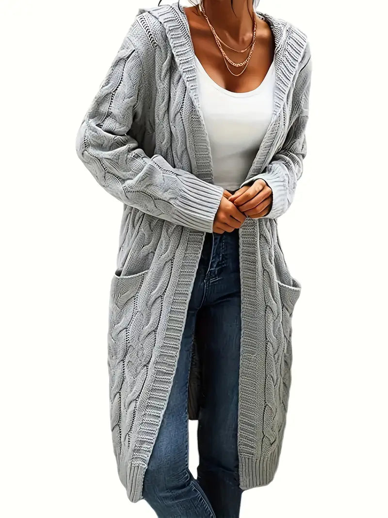 Damen-Pullover, gestricktes lockeres offenes Design, Acryl-3