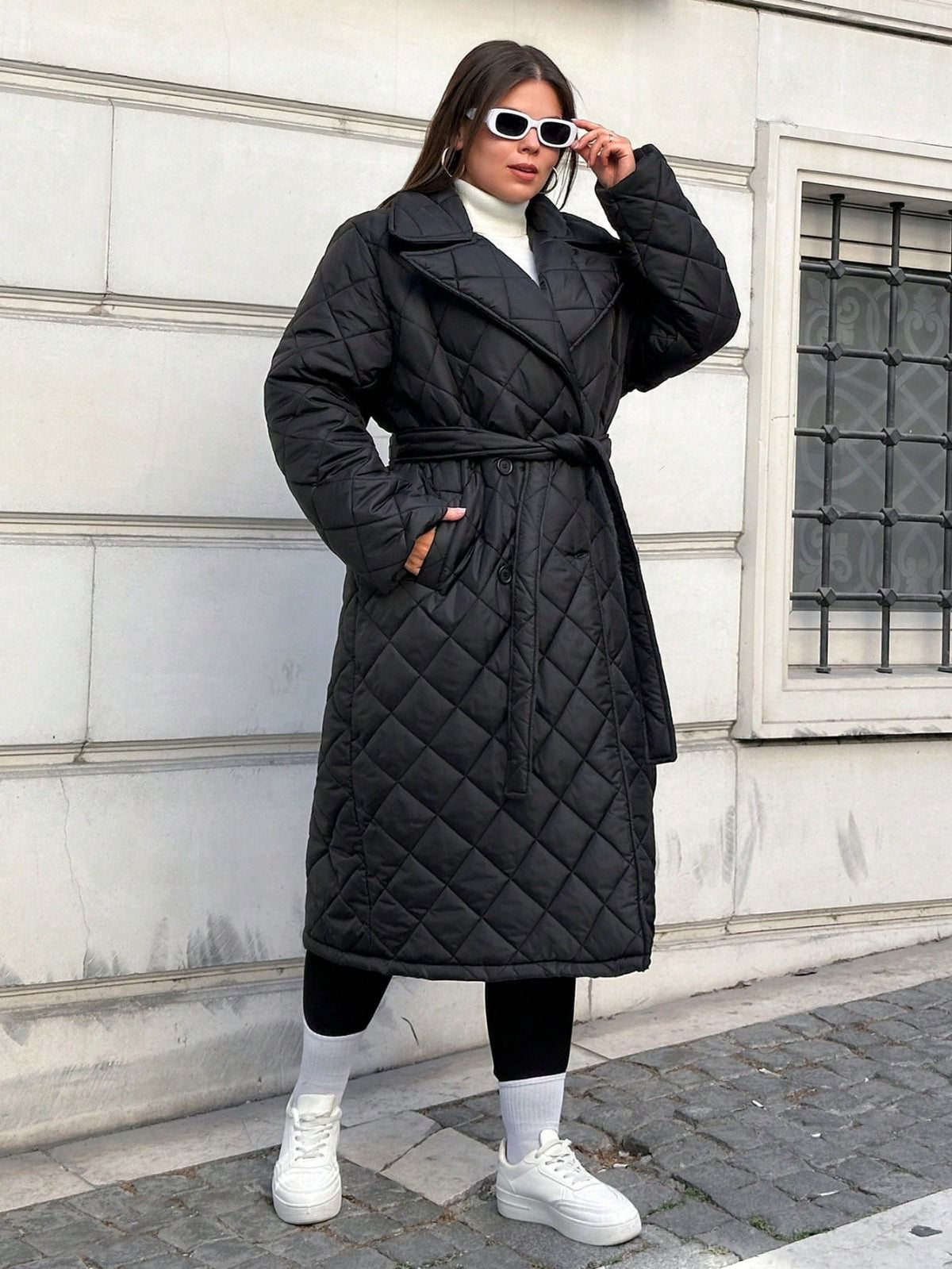 Damen Winterjacke Gepolstert Slim Fit Wasserabweisend-2