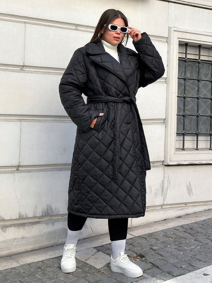 Damen Winterjacke Gepolstert Slim Fit Wasserabweisend-2