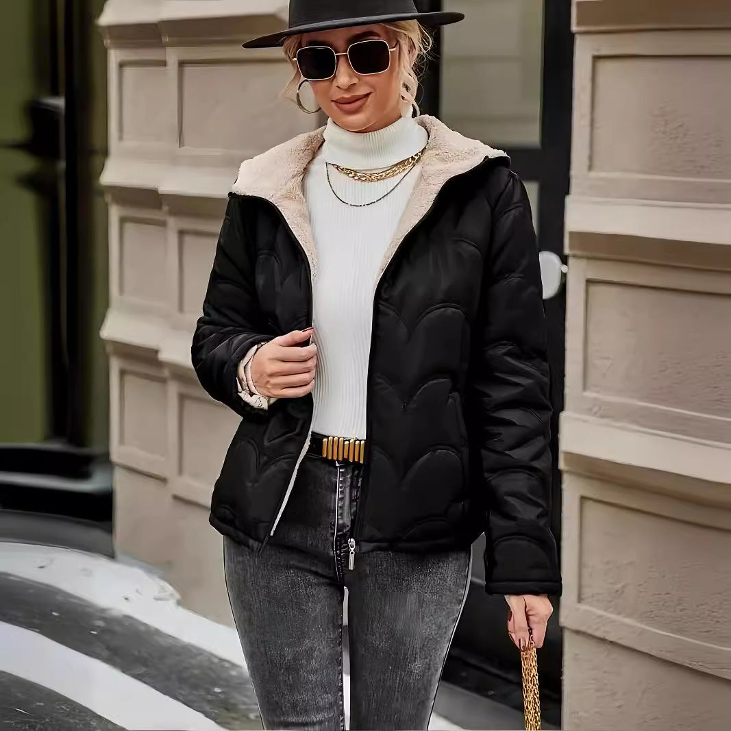 Damen-Jacke, trendige Baumwolle, elegant, komfortabel-4