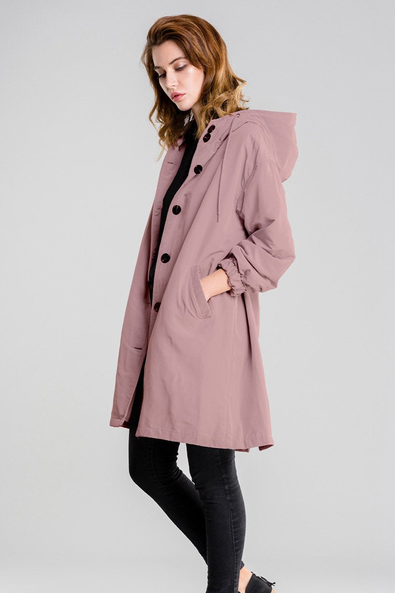 Variant image for Damenjacke Regenjacke Wasserabweisend Elegantes Design-31