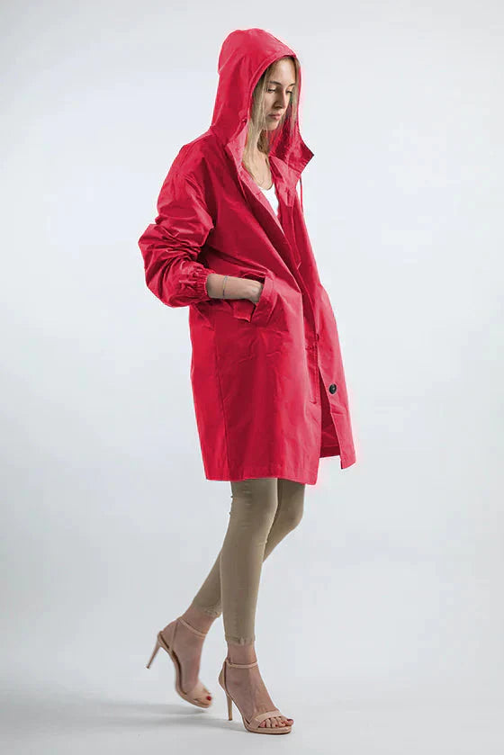 Variant image for Damenjacke Regenjacke Wasserabweisend Elegantes Design-61