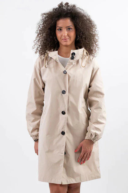 Damenjacke Regenjacke Wasserabweisend Elegantes Design-3