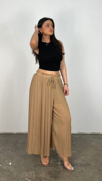Hose mit Gummizug in Taille Damen Schick Elastische Hose für Alltag 12