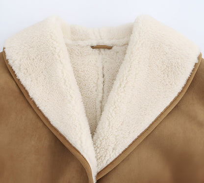 Damenjacke Langarm Klassisch Vintage Hochwertiger Stoff-3