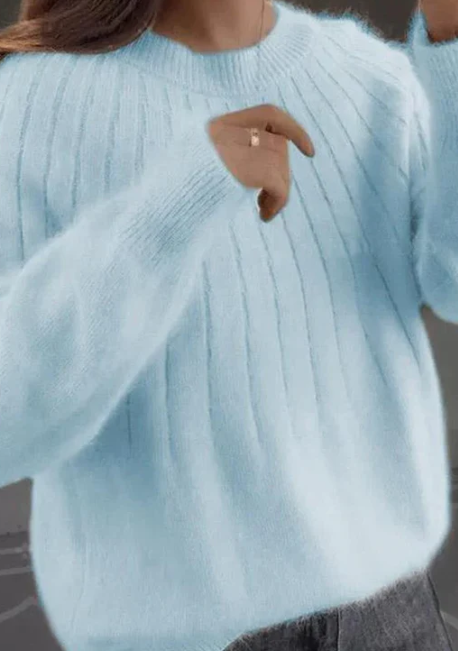 Variant image for Damen-Strickpullover, flauschiges Kaschmir, für Alltag und Fest-31