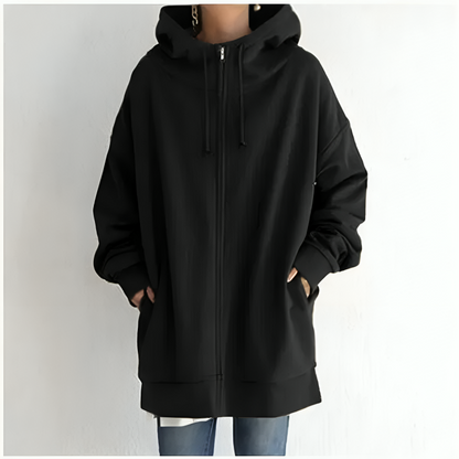 Variant image for Damen Oversized Jacke mit Kapuze Polyester-21